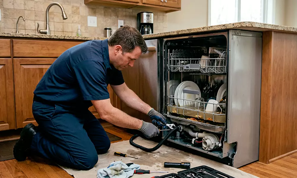 Dishwasher Not Draining Repair in Linden, NJ