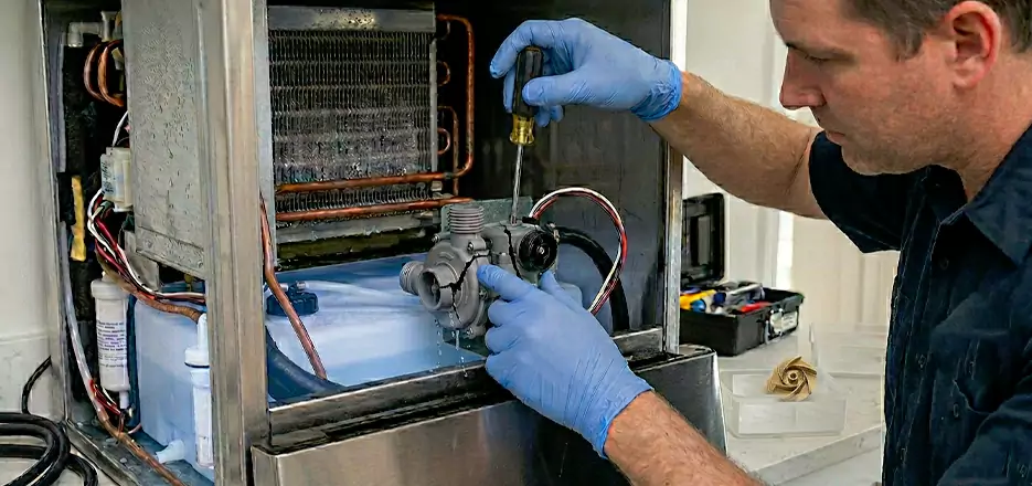 Commercial Ice Maker Water Pump Repair in Linden