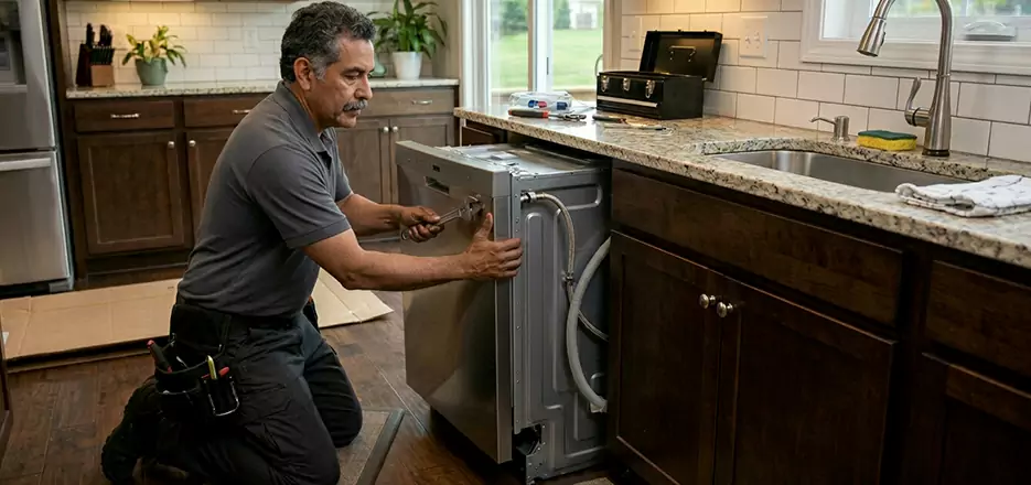 Same Day Dishwasher Installation in Linden