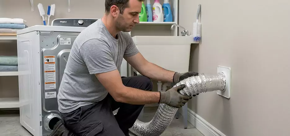 Dryer Exhaust Vent Repair in Linden