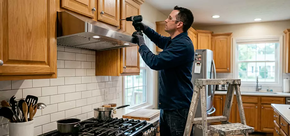 Wood Range Hood Installation Linden