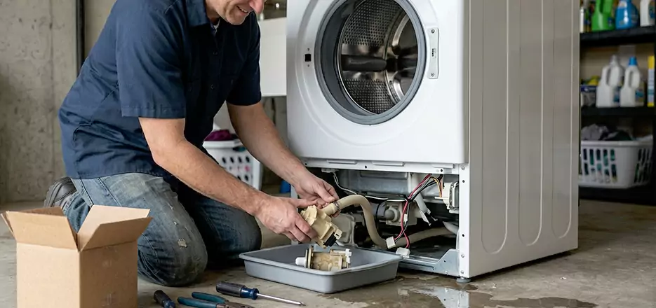 Washing Machine Pump Replacement in Linden